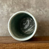 Blue mug with funny phrase in Lithuanian