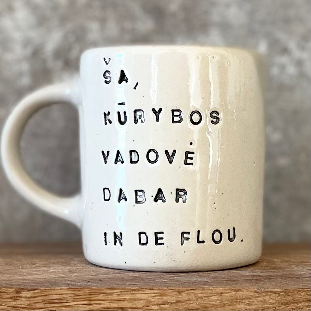 Ceramic mug for a Creativity Manager :)