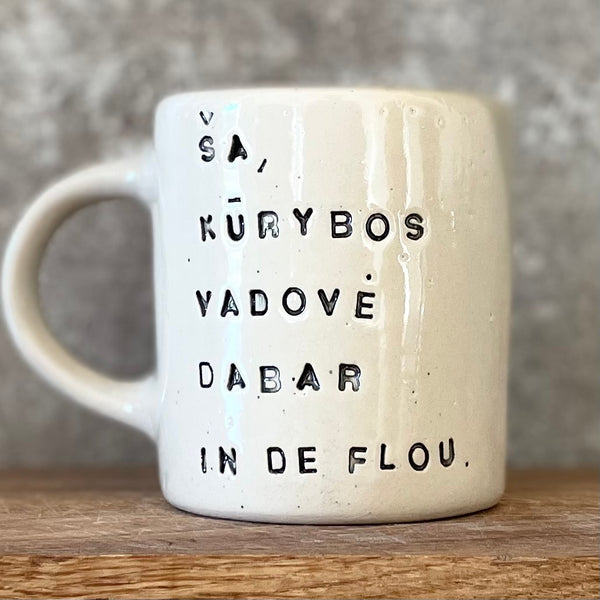 Ceramic mug for a Creativity Manager :)