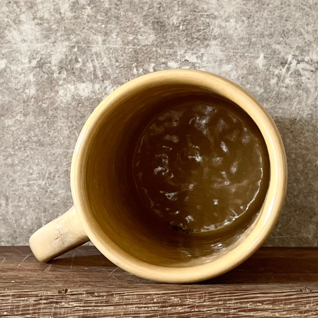 Big yellow mug with good wishes