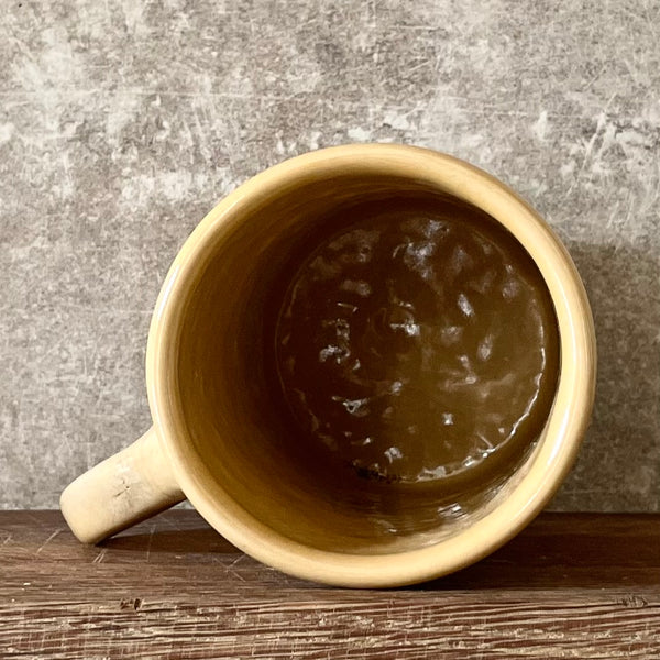 Big yellow mug with good wishes