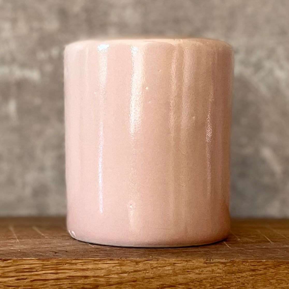 Pink tumbler mug about self care