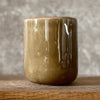 Brown small mug with phrase