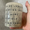 Bright tumbler mug about self acceptance