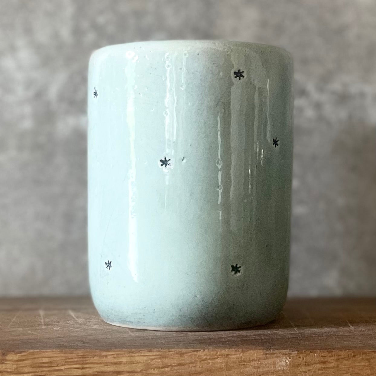 Ceramic mug about money