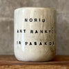 Speckled mug NORIU PASAKOS