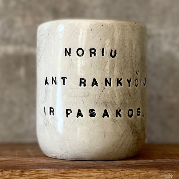Speckled mug NORIU PASAKOS