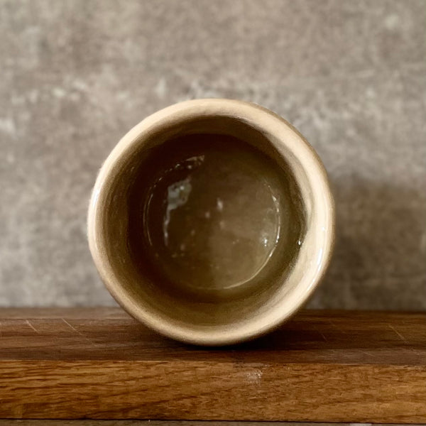 Beige big tumbler mug with saying about work