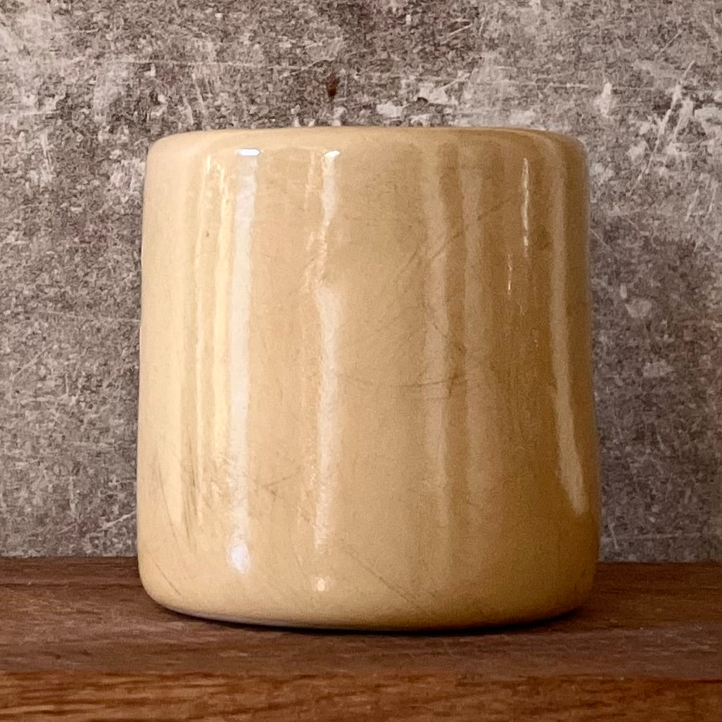 Yellow tumbler mug PRINCIPESSA