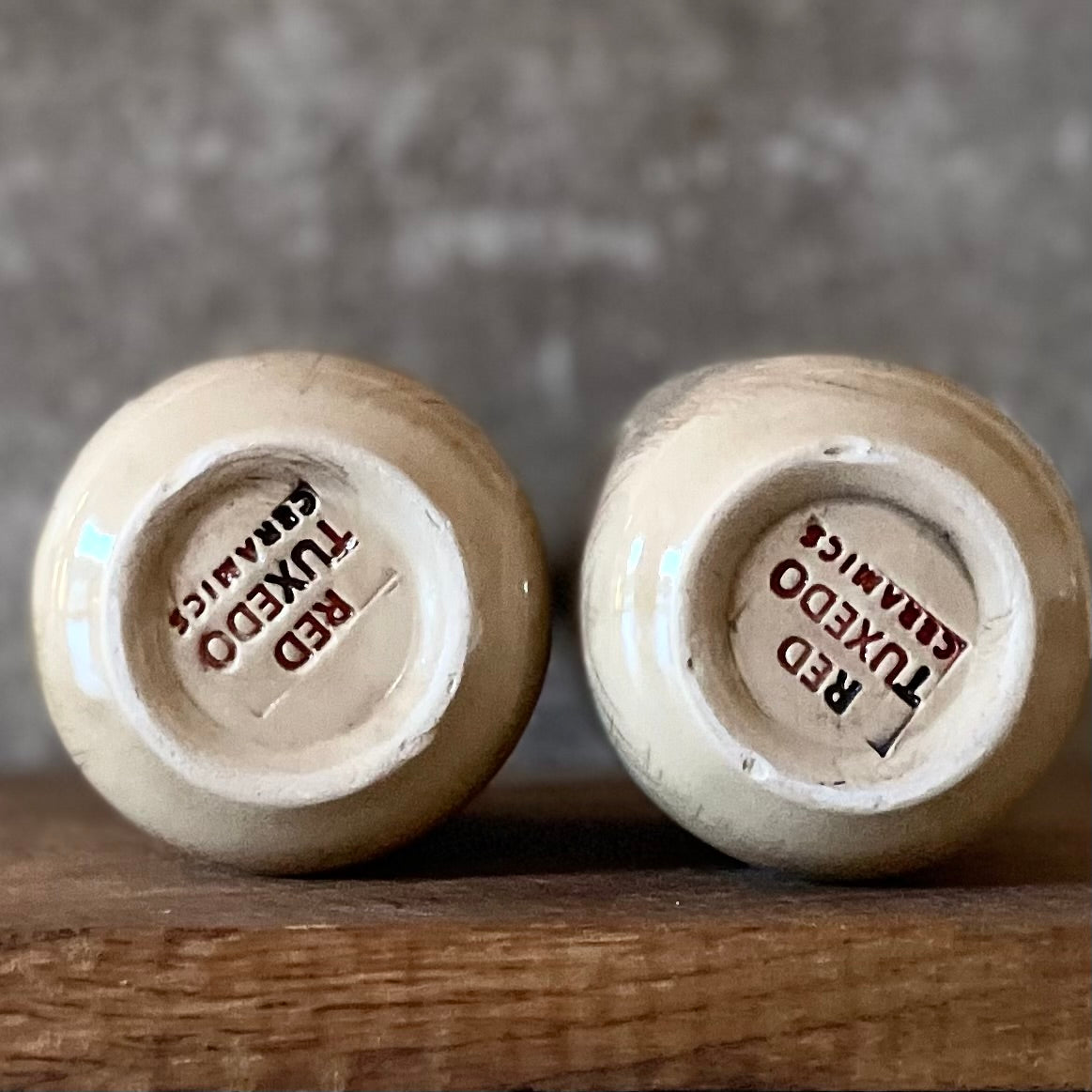 Set of two small lovely espresso mugs