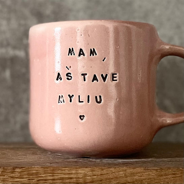 Big pink mug for mom ❤️