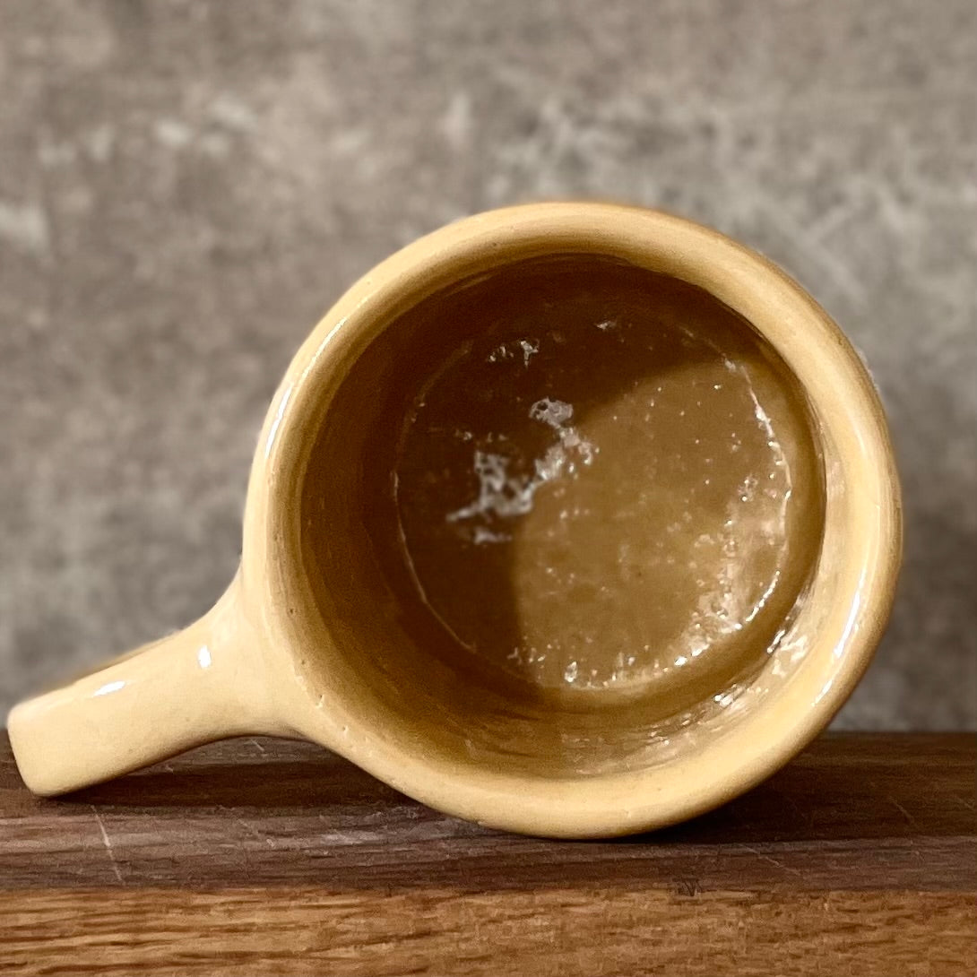 Yellow handmade mug for her