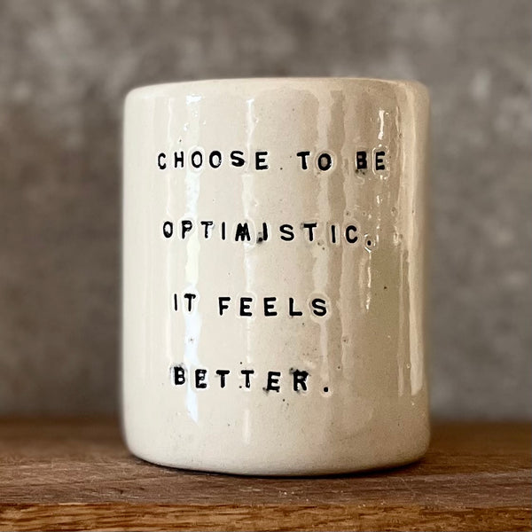 Ceramic mug with quote by Dalai Lama