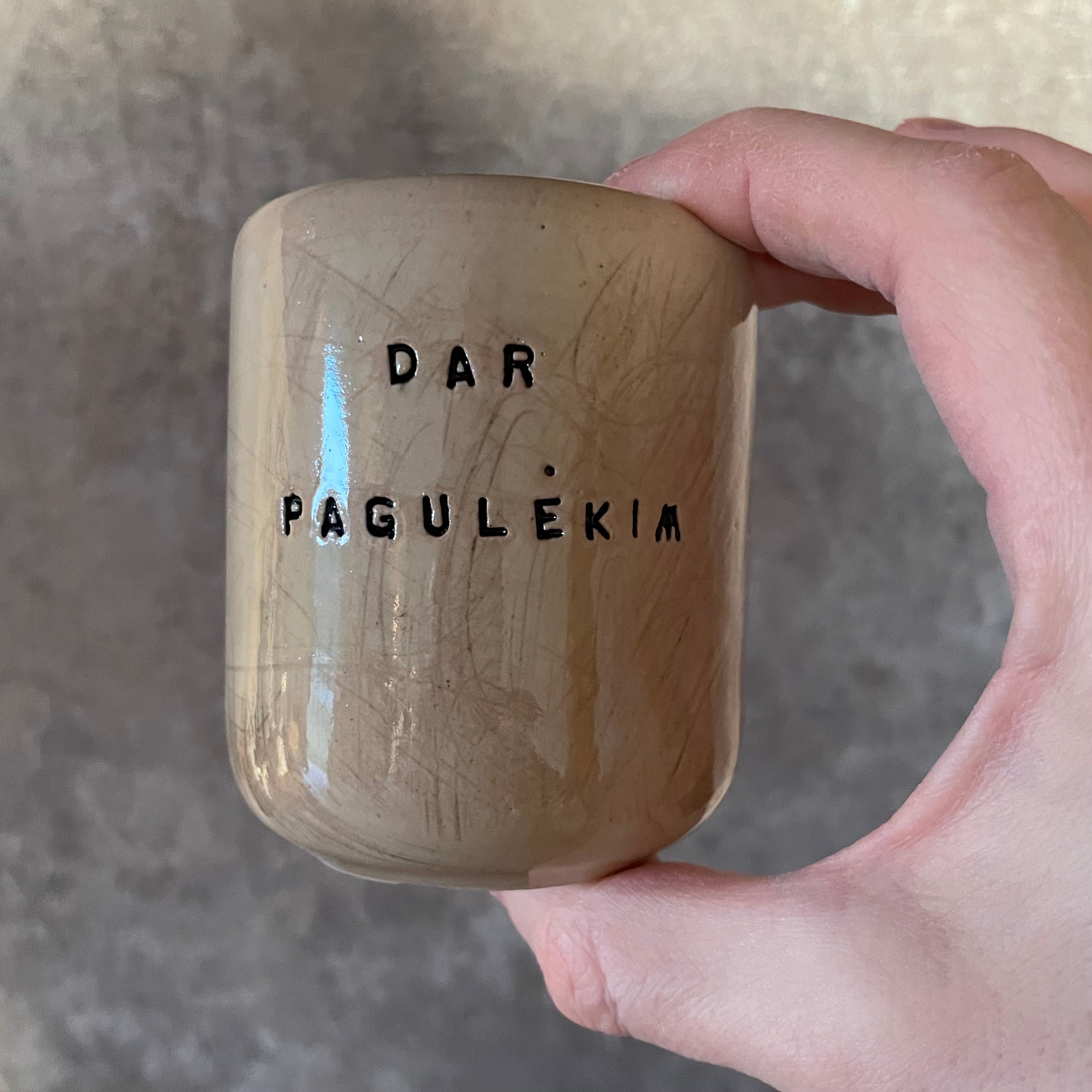 Set of two small lovely espresso mugs