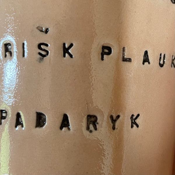 Sweet inspirational mug with words in Lithuanian