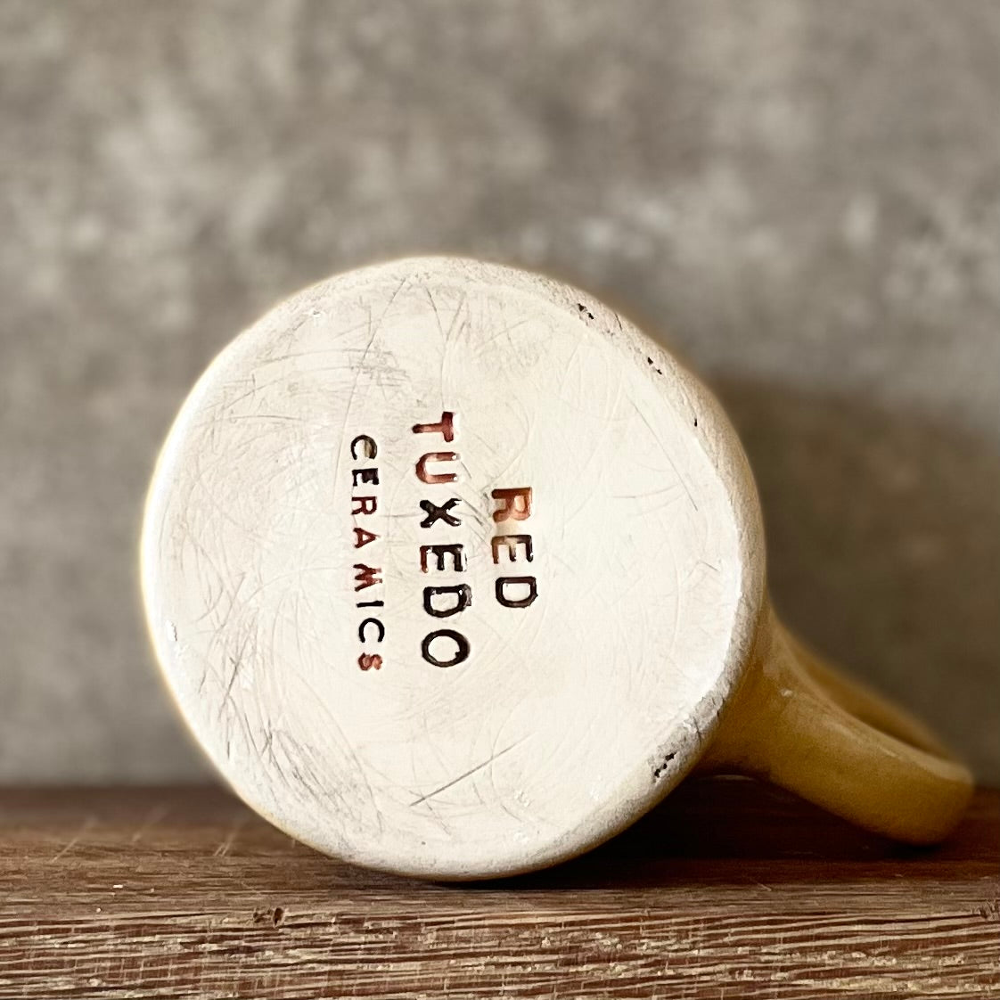 Big yellow mug with good wishes