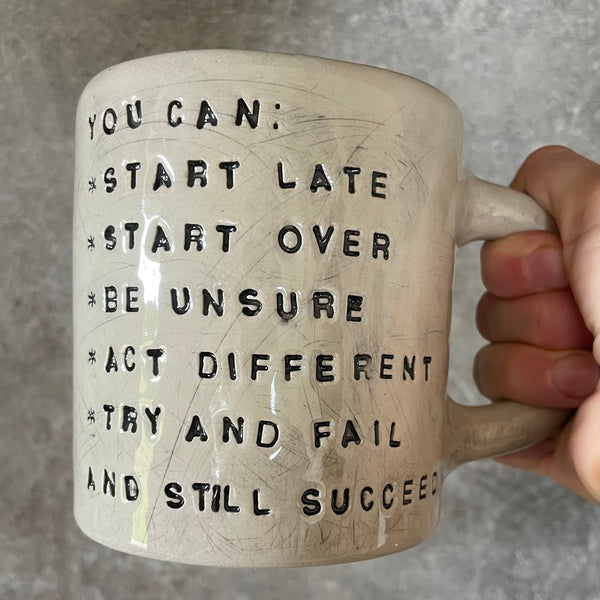 Big big inspirational mug