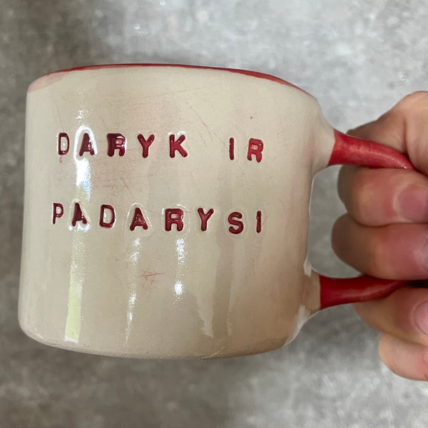 Colored mug DARYK IR PADARYSI