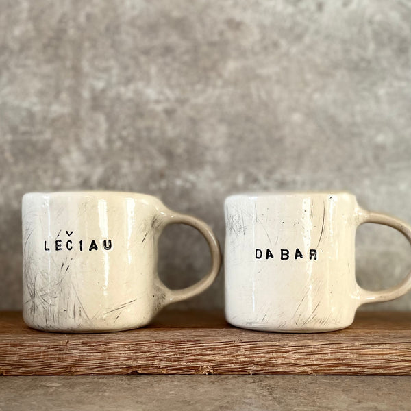 Ceramic mug "DABAR"