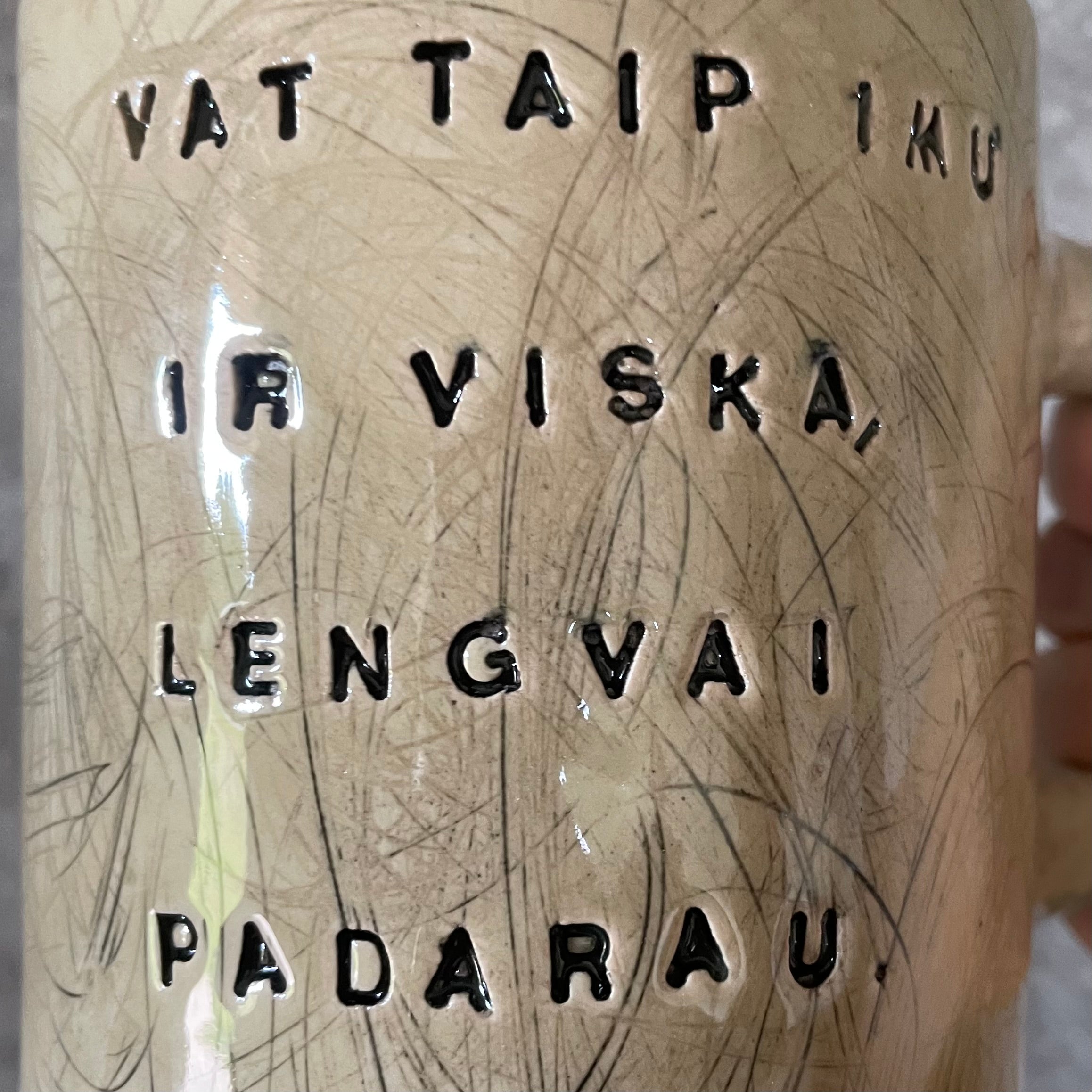 Very big mug for doing