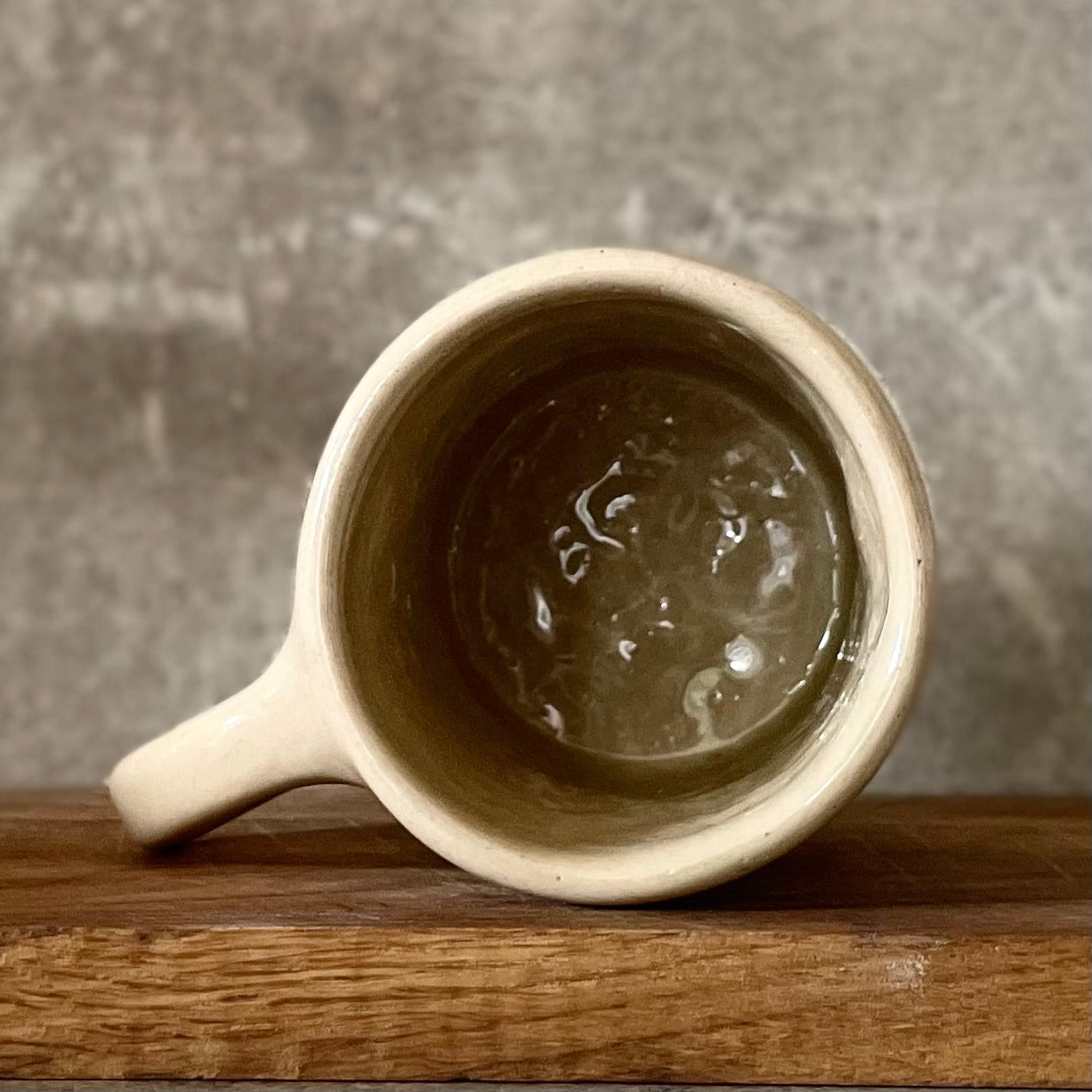 Beige mug OFFLINE IS LUXURY