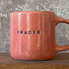 Raudonas puodelis "Pradėk"