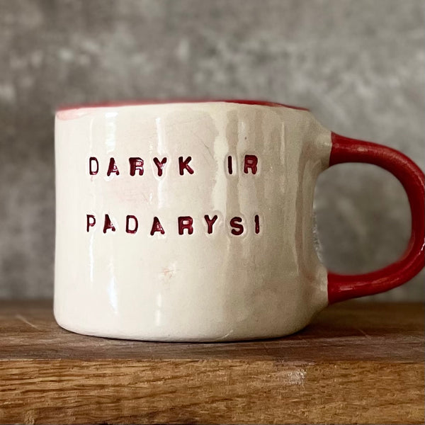 Colored mug DARYK IR PADARYSI
