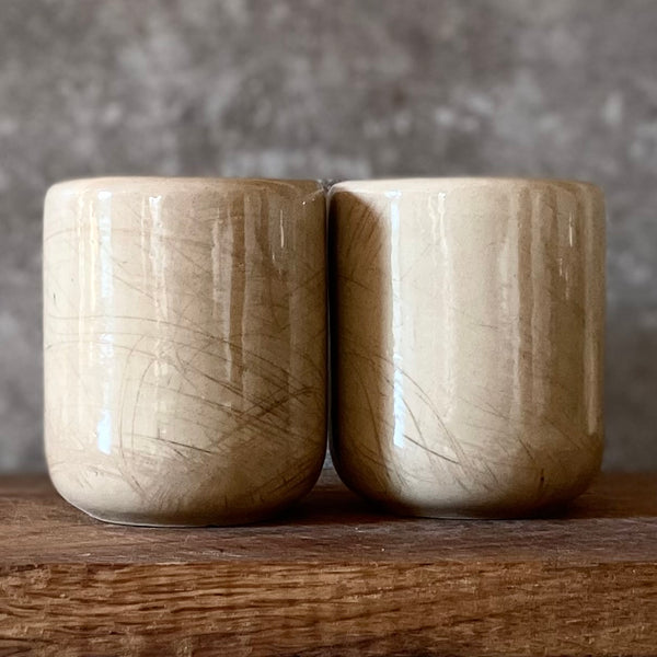 Set of two small lovely espresso mugs