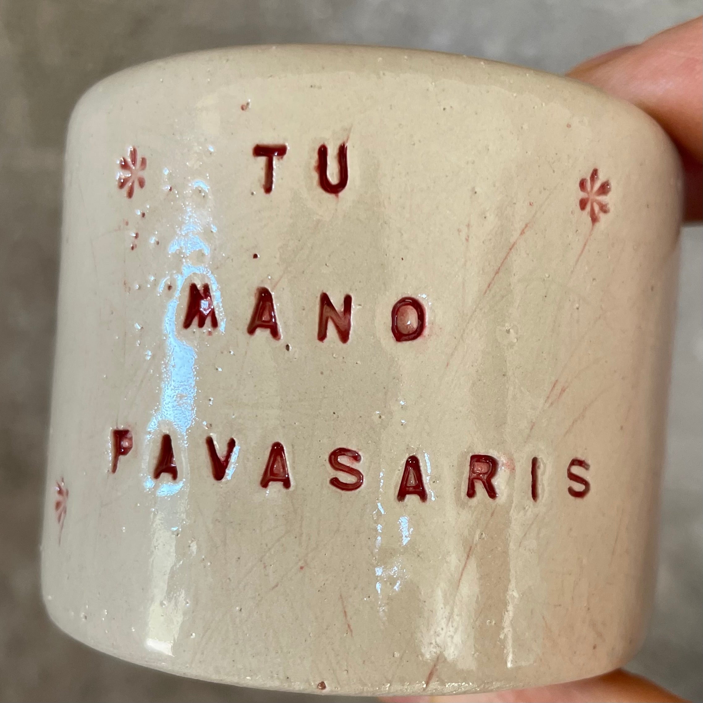 Small mug without handle