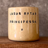 Yellow tumbler mug PRINCIPESSA