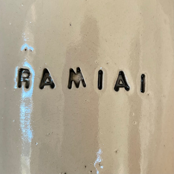 Ceramic mug with word in Lithuanian