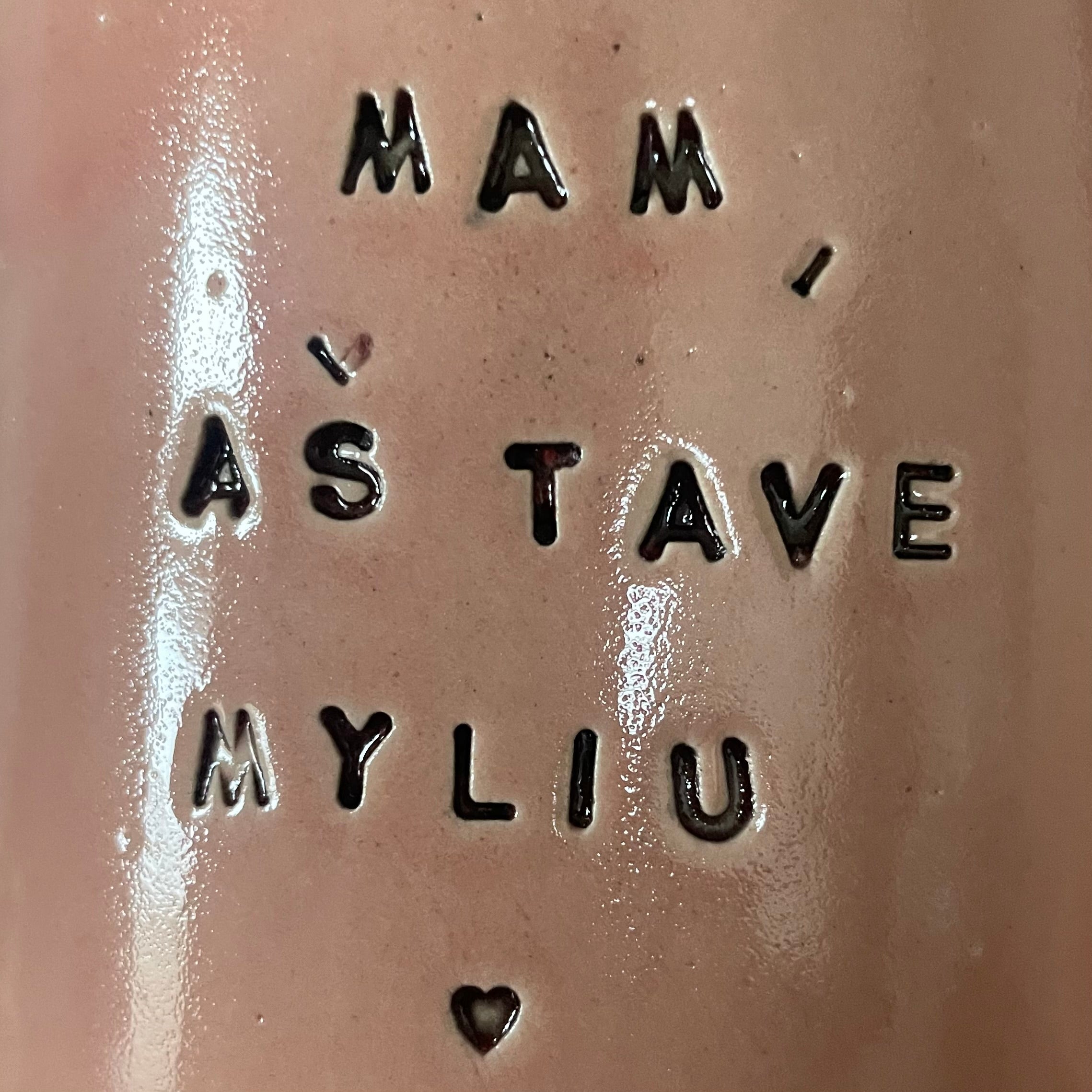 Big pink mug for mom ❤️