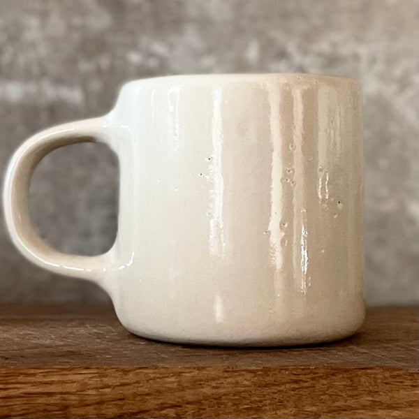 Ceramic mug with word in Lithuanian