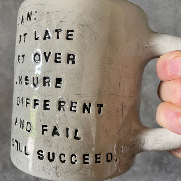 Big big inspirational mug