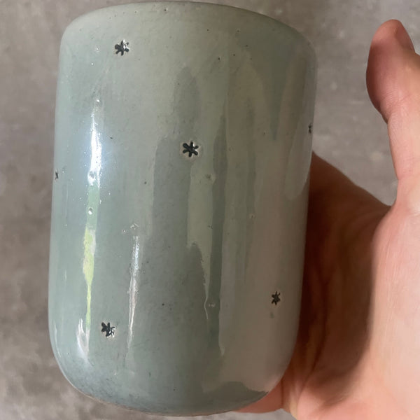 Ceramic mug about money