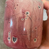 Raspberry pink mug with question