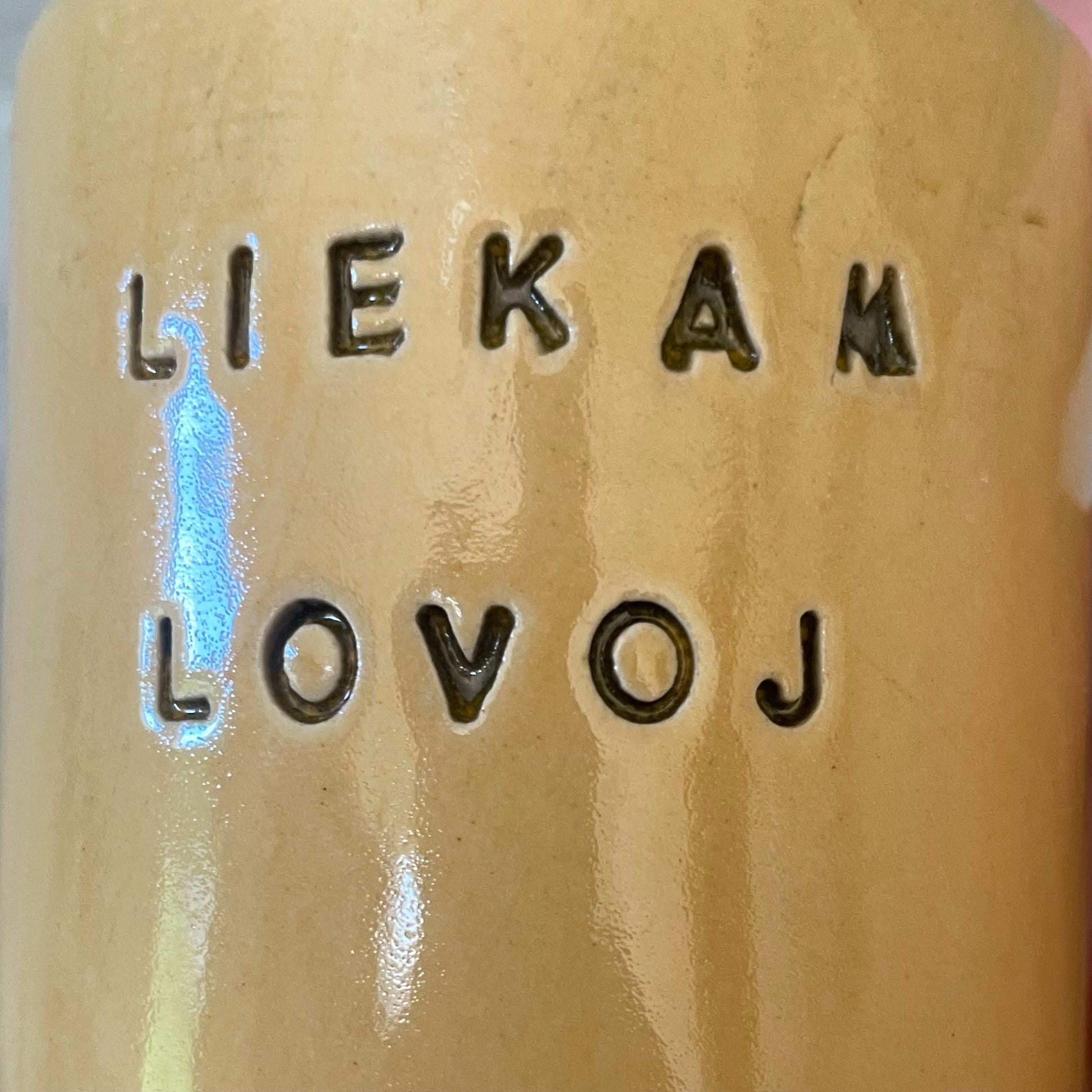 Yellow mug LIEKAM LOVOJ 150 ml