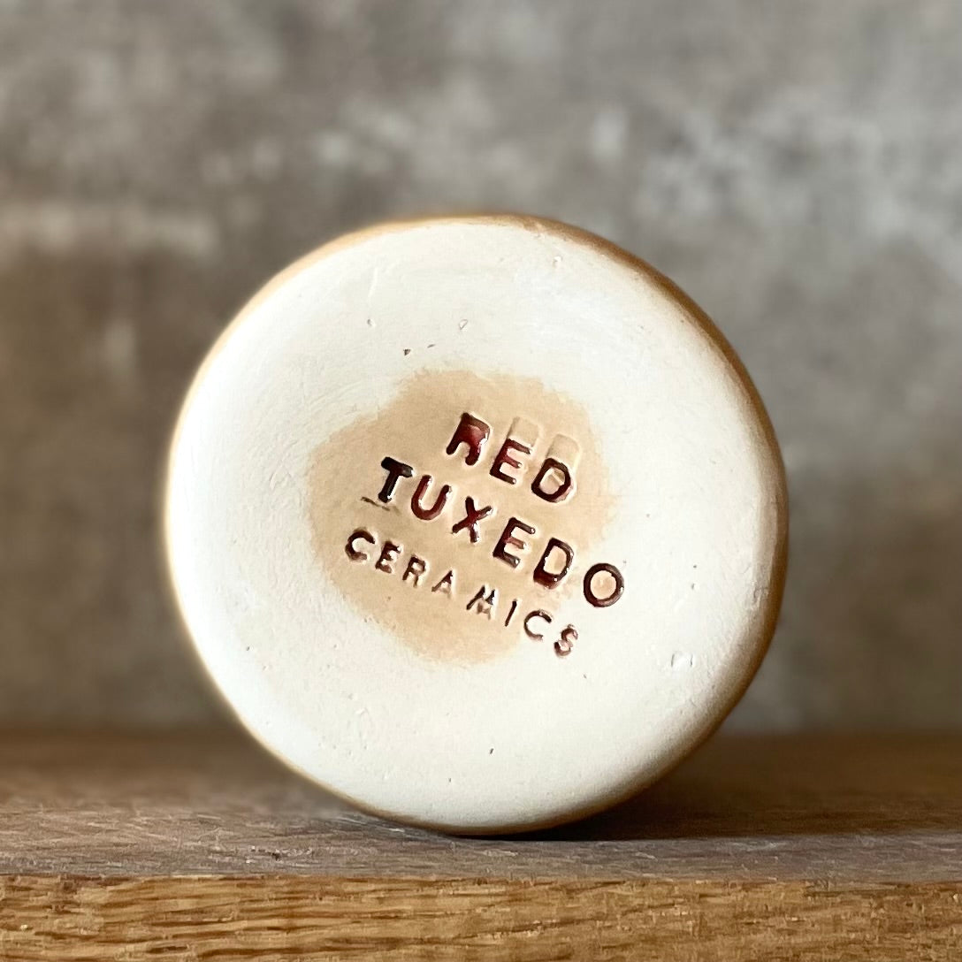 Caramel mug with word LĖTAI