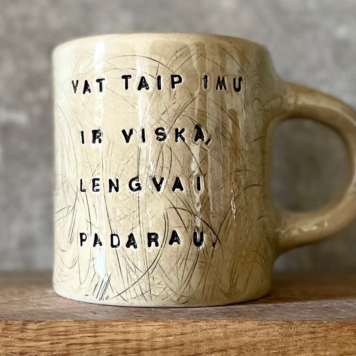 Very big mug for doing