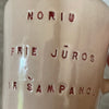 Small pink mug with words in Lithuanian