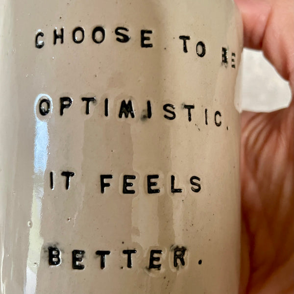 Ceramic mug with quote by Dalai Lama