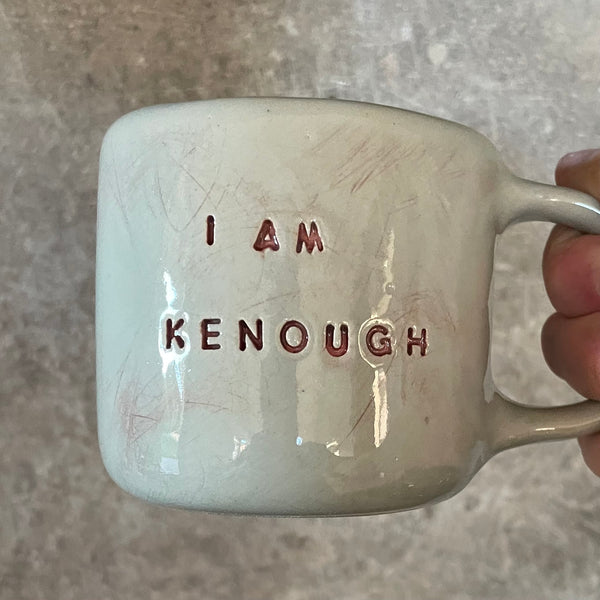 Blue ceramic mug I AM KENOUGH