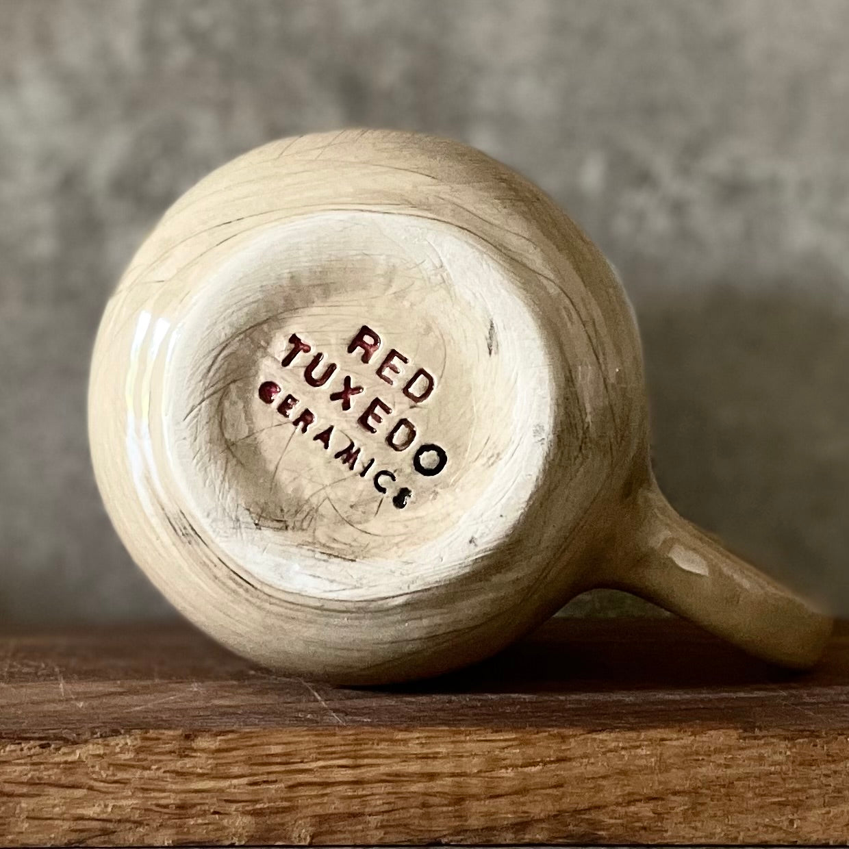 Big beige mug KELKIS BUČKIS