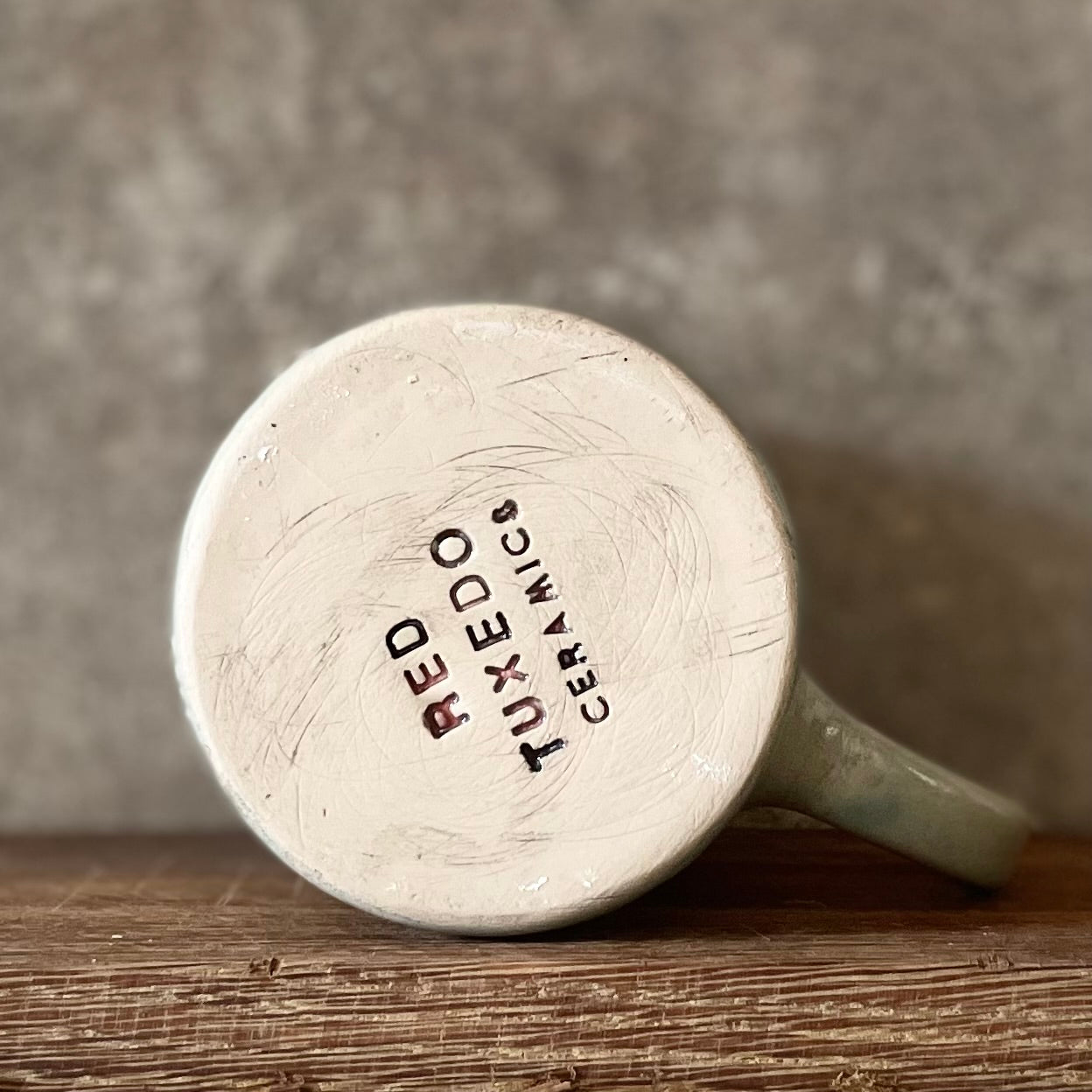 Big blue mug with lovely saying about snore