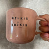 Big pink mug KELKIS BUČKIS