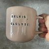 Big  pink mug KELKIS SAULYTE