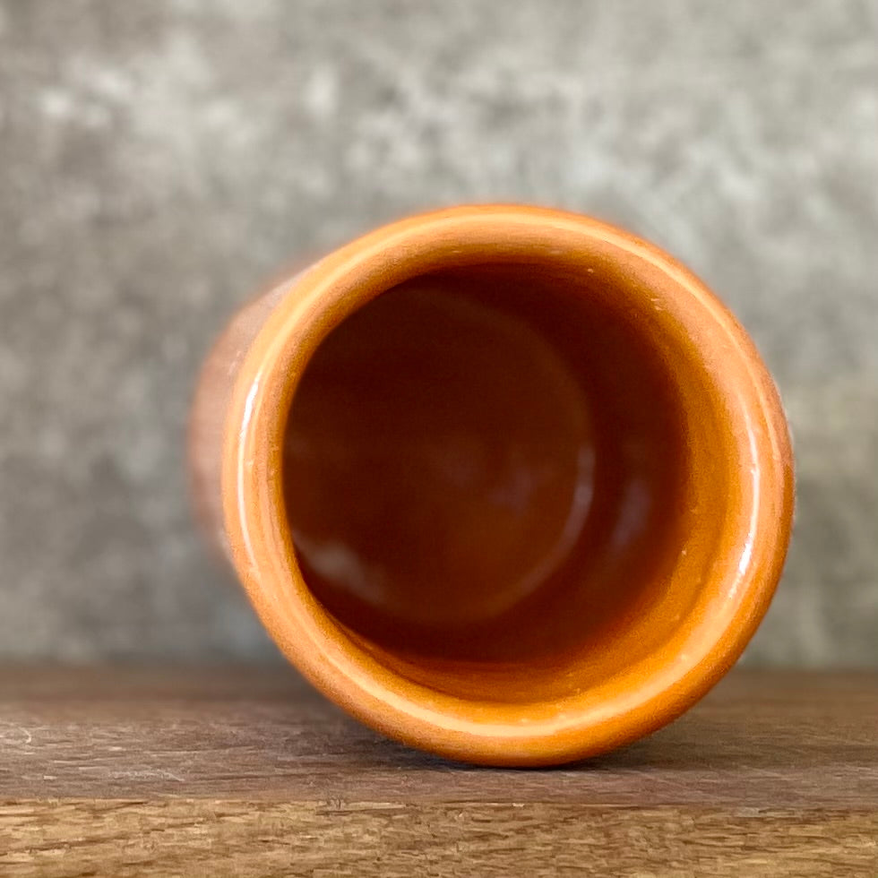 Bright orange mug about wishes