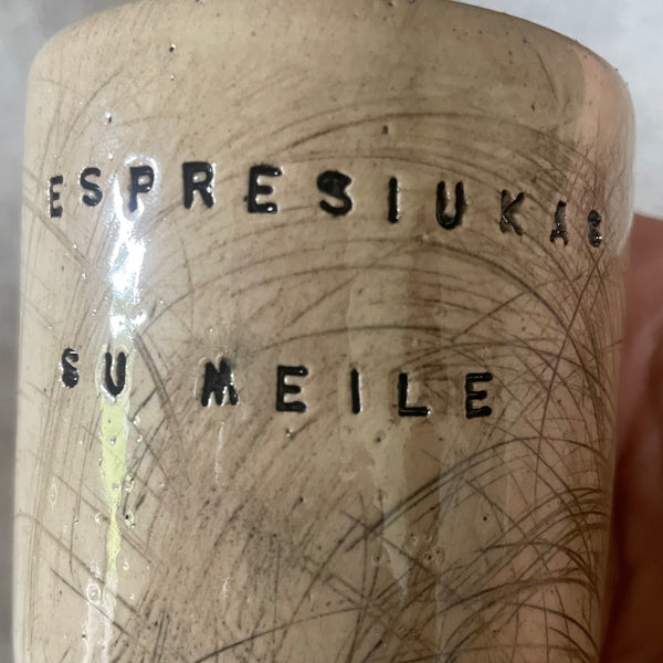 Set of two lovely espresso mugs