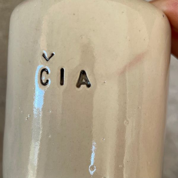 White mug ČIA 150 ml
