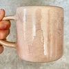 Pink handmade mug about self care